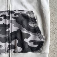 Sudadera con Capucha Monocromática de Camuflaje para Hombre, Sudadera con Capucha de Bloques de Color, Logotipo Personalizado, Venta al por Mayor OEM