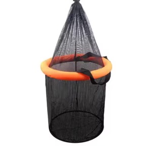 <span class=keywords><strong>Panier</strong></span> de pêche circulaire flottant, filet de pêche pliable en tissu maillé, portable, pour la protection des poissons en rivière et en mer - Product Image 2