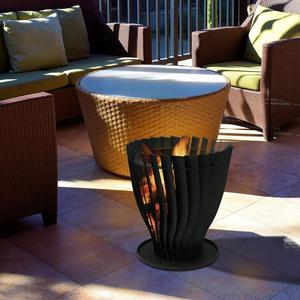 Nouveautés 2026 – Barbecue en acier de 17 pouces pour foyer extérieur avec panier de cuisson et pioche pour jardin, patio et cour arrière - Product Image 1