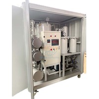 Purificateur d'huile de transformateur sous vide à double étage entièrement fermé, à débit personnalisé et contrôlé par PLC