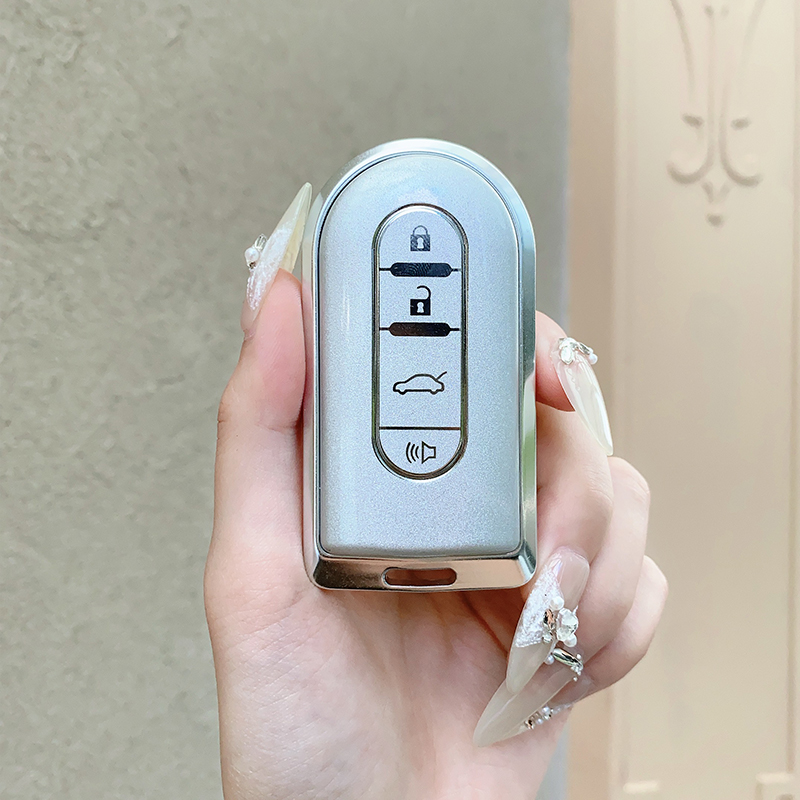 Type- G 4 button cover-Silver