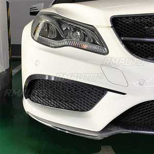 2x Alerones Decorativos para Parachoques Delantero de Coche, Rejillas de Ventilación, Molduras Decorativas para Mercedes-Benz Clase E Coupé C207 AMG Line 2013-2016 - Product Image 1