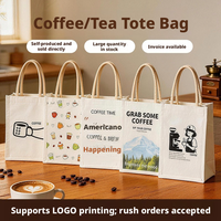Sacs fourre-tout en toile personnalisés de petite taille pour la promotion de boissons avec logo personnalisable, pochettes 3D portables
