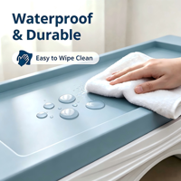 Table de massage humide en acrylique pour la thérapie au sel, idéale pour les salons de beauté