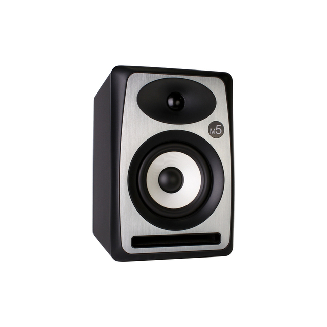 Pure M5 Professional Studio Monitor Speaker 75W Class Amplifier Balanced Inputs Metal Cabinet 55Hz-20KHz 4 Computer Home