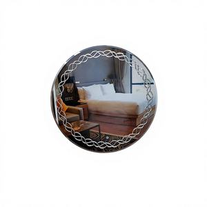 Espejo de Baño LED de Diseño, Montado en la Pared, con Reflejo Nítido, Estilo Artístico Decorativo, Ecológico, para Interiores Modernos y Bodas - Product Image 1