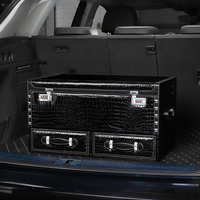 Sac de rangement pour voiture, bagages pour SUV, berlines, rangement de voiture, imperméable, grande capacité, robuste, multi-compartiments, avec poignée et serrure