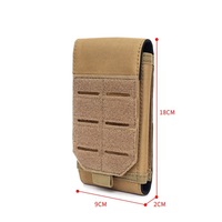 Pochette multifonctionnelle pour téléphone portable au laser Pochette d'accessoires de camouflage pour l'extérieur Pochette tactique pour système Molle
