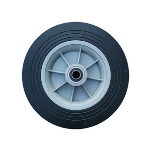 Glue Powder Wheel 10X2 Rubber Tread Ball Bearing Firm Gray <b>For</b> Luggage And <b>Tool</b> <b>Carts</b> - Product Image 4