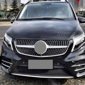 กระจังหน้าสำหรับ Mercedes-Benz V-Class W447 V260 V250 V220 ปี 2015-2023 กระจังหน้าทรงเพชรสำหรับแต่งรถ - Product Image 5