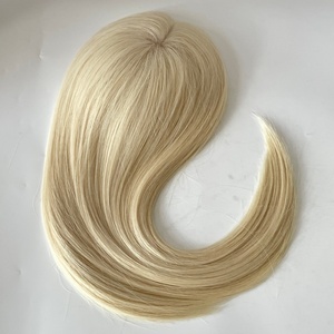 ท็อปเปอร์ผมผู้หญิงยอดนิยม สีทองขาว ขนาด 5.5*6.5 โมโนท็อปเปอร์พร้อม PU - Product Image 3