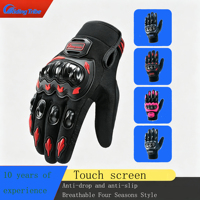 Sarung Tangan Berkendara Motor Grosir, Bernapas, Anti-Selip, Full-Finger, Layar Sentuh, Cepat Kering untuk Pria dan Wanita