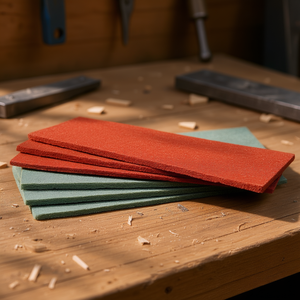 Feuilles de toile abrasive Fervi, grain 80, matériau de ponçage robuste pour la finition du métal et du bois - Product Image 3