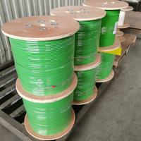 Câble certifié KNX, doté de deux paires torsadées de conducteurs solides avec un écran en feuille et un fil de drainage TC, 2 paires de cuivre étamé 2P