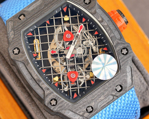 2026 New Unique Trendy <b>Watch</b> Carbon Fiber Case Canvas Strap Mechanical <b>Watch</b> Men's Luxury Business <b>Watch</b> - Product Image 2