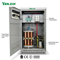 800kva 1000 1500 380v 100kva certifié Avr SBW 3 phases contrôlent individuellement 100% charge stabilisateur de régulateur de tension industriel