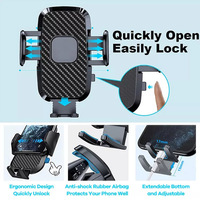 Support de téléphone à ventouse pour tableau de bord et pare-brise de voiture