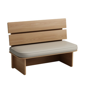 Muebles de comedor <span class=keywords><strong>para</strong></span> cafetería comercial moderna, diseño minimalista, mesa de restaurante de madera, cabina, Cocina de Inducción <span class=keywords><strong>para</strong></span> uso en Cafetería de Hotel - Product Image 5