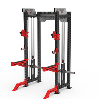 Équipement de fitness pour l'exercice, musculation, cage de squat en acier commercial, rack, machine à câbles, Smith, entraîneur fonctionnel ultime
