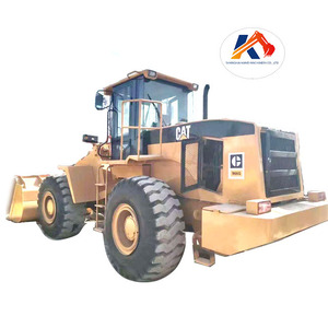 Máquina de Ruedas CAT Usada, Caterpillar 966G 950 980, Cargador Frontal CAT966 Original de Japón en Venta, 966F/966E en Buenas Condiciones - Product Image 1