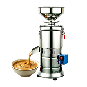 Machine à pâte d'arachide, broyeur <span class=keywords><strong>de</strong></span> tahini et <span class=keywords><strong>de</strong></span> beurre <span class=keywords><strong>de</strong></span> sésame, broyeur automatique <span class=keywords><strong>de</strong></span> <span class=keywords><strong>noix</strong></span> 2850 tr/min pour la transformation <span class=keywords><strong>de</strong></span> snacks - Product Image 1