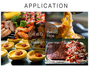 ABL PACK Récipient en papier d'aluminium jetable personnalisé 60ML 2oz Dessert <span class=keywords><strong>tarte</strong></span> tasse de cuisson casserole plateau alimentaire avec <span class=keywords><strong>couvercle</strong></span> - Product Image 4