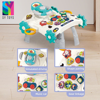 SY 3 en 1 multifonction tout-petits apprentissage marche chariot bébé activité Table marchette