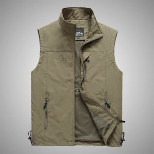 <span class=keywords><strong>Giacca</strong></span> sportiva Casual Outdoor da uomo gilet traspirante con chiusura a cerniera primavera <span class=keywords><strong>e</strong></span> autunno nuovo gilet - Product Image 4