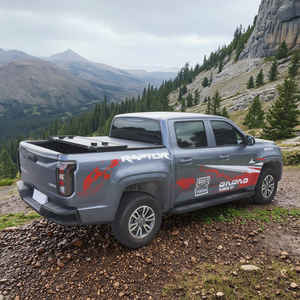 Cubiertas de camioneta de perfil bajo, cubierta dura de aleación de tres pliegues, cubierta de cama de camión para <span class=keywords><strong>Mitsubishi</strong></span> <span class=keywords><strong>L200</strong></span> 5.5ft <span class=keywords><strong>2020</strong></span> - Product Image 2