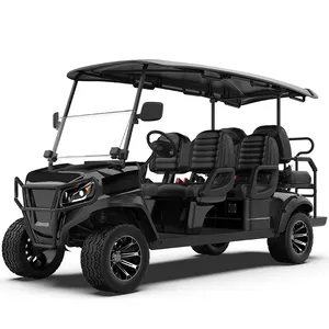 Street Legal 2+2 4 Seats Electric Scooter Off-road 4 Wheel 4 Passenger Mini Electric Golf Cart On Sale