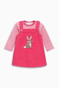 Traje de una Pieza para Bebé Niña, Modelo Smile, Diseño de Ciervo Rosa, Estilo Boutique - Product Image 2