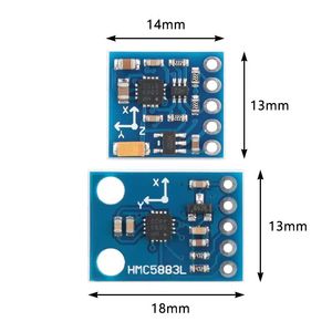 HMC5883L/QMC5883P Three-axis <strong>Magnetic</strong> <strong>Field</strong> <strong>Sensor</strong> Electronic Compass Compass Module GY-271/273 - Product Image 3