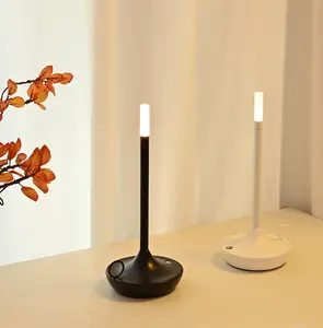 Modern Cordless Table Lamp recarregável portátil bateria operado 3 níveis Touch escurecimento Reading Table Light