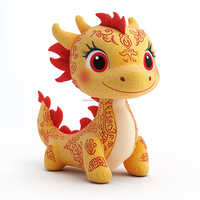 Jouets en peluche personnalisés OEM, poupées en peluche sur mesure, personnalisation de jouets en peluche de dragon de dessin animé