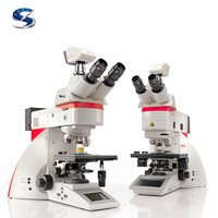 Microscopios Verticales Leica DM4 M y DM6 M con Enfoque Automático, Pantalla LED IP53 para Ciencia y Análisis de Materiales