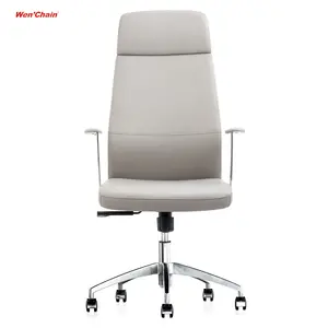 Massage Executive Chair Luxury Modern Slim Luxury Leather Home Working Living Room Manager Massage Executive Office Chair