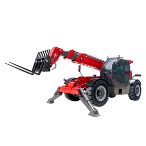 Carretilla Elevadora Telescópica de Largo Alcance de 4 Toneladas y 13.8m con Cucharón, Garra y Posicionador de Horquillas Opcionales para Trabajos de Montaje de Estructuras Metálicas - Product Image 6