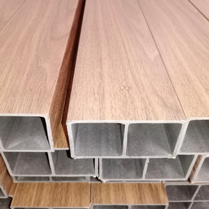Tube de <span class=keywords><strong>bois</strong></span> carré Composite en plastique <span class=keywords><strong>pour</strong></span> panneau de décoration intérieure - Product Image 2