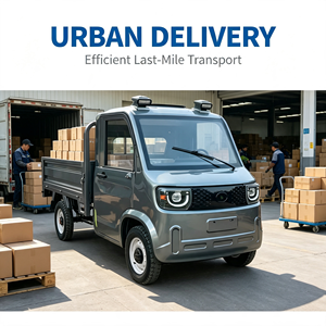 Mini-camionnette électrique en promotion, 4 roues, 2 places, avec benne de chargement - Product Image 2
