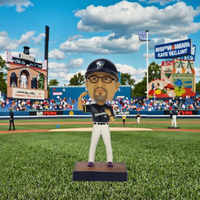 Offres Spéciales 3d personnalisé joueur de Baseball Figurine Bobblehead Statue résine artisanat Sport jeu cadeaux Souvenir décoration de la maison Art affichage