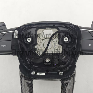 Nuevo Producto, Volante de Cuero y Fibra de Carbono para Modelos Audi A3 A4 A4L A5 A7L A8 5 7 B9 A6 R8 - Product Image 2