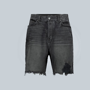 Haute qualité Yihao <span class=keywords><strong>short</strong></span> <span class=keywords><strong>en</strong></span> jean hommes <span class=keywords><strong>denim</strong></span> - Product Image 1