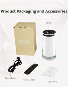 Бестселлер: Проектор HY300 PRO с WiFi6, Android 11, LED-подсветкой, дальностью 0.6-2.5 м и встроенными динамиками для любителей домашнего кинотеатра - Product Image 6