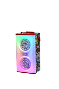 Portable Heavy Bass Stereo Loudspeakr FM TF Card KBQ-2302 LED Lights RBG Wireless <strong>Speaker</strong> <strong>With</strong> <strong>Microphone</strong> Karaoke BT 20W <strong>Speaker</strong> - Product Image 2