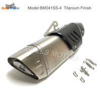 Knalpot Motor Universal, knalpot sepeda Motor modifikasi pipa knalpot dengan perisai panas, peredam knalpot sepeda Motor