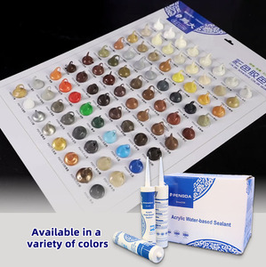 Mélange de mastic <span class=keywords><strong>acrylique</strong></span> <span class=keywords><strong>blanc</strong></span> OEM à base d'eau, adhésif imperméable pour parquet et verre - Product Image 2