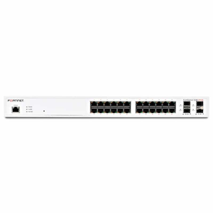 Commutateur Ethernet Gigabit géré Fortinet <span class=keywords><strong>FortiSwitch</strong></span> <span class=keywords><strong>124E</strong></span> FS-<span class=keywords><strong>124E</strong></span> à 24 ports, commutateur réseau d'entreprise de couche 2 - Product Image 5