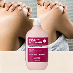 Jabón Corporal para Mujer con Agua de Rosas y Peonía, a Base de Plantas, Hidratante, Nutritivo, Limpiador Profundo, para una Piel Saludable, Suave, Sedosa y Radiante - Product Image 1