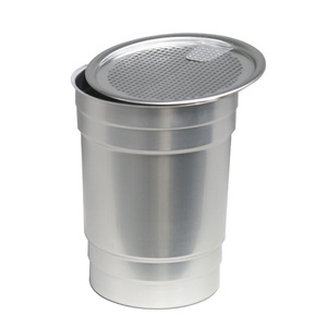 Xu hướng mới thiết kế cấp thực phẩm Grs sinh thái có thể tái chế takeout nhôm 350ml 500ml 300ml cup với bịt kín nắp nhôm - Product Image 3