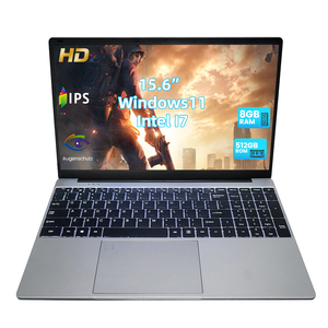 Ordenador portátil para juegos de negocios Intel de doble núcleo de 15,6 pulgadas, pantalla de 1920x1080, nuevo SSD de 128GB/256GB/512GB, opciones de descuento en inglés - Product Image 2